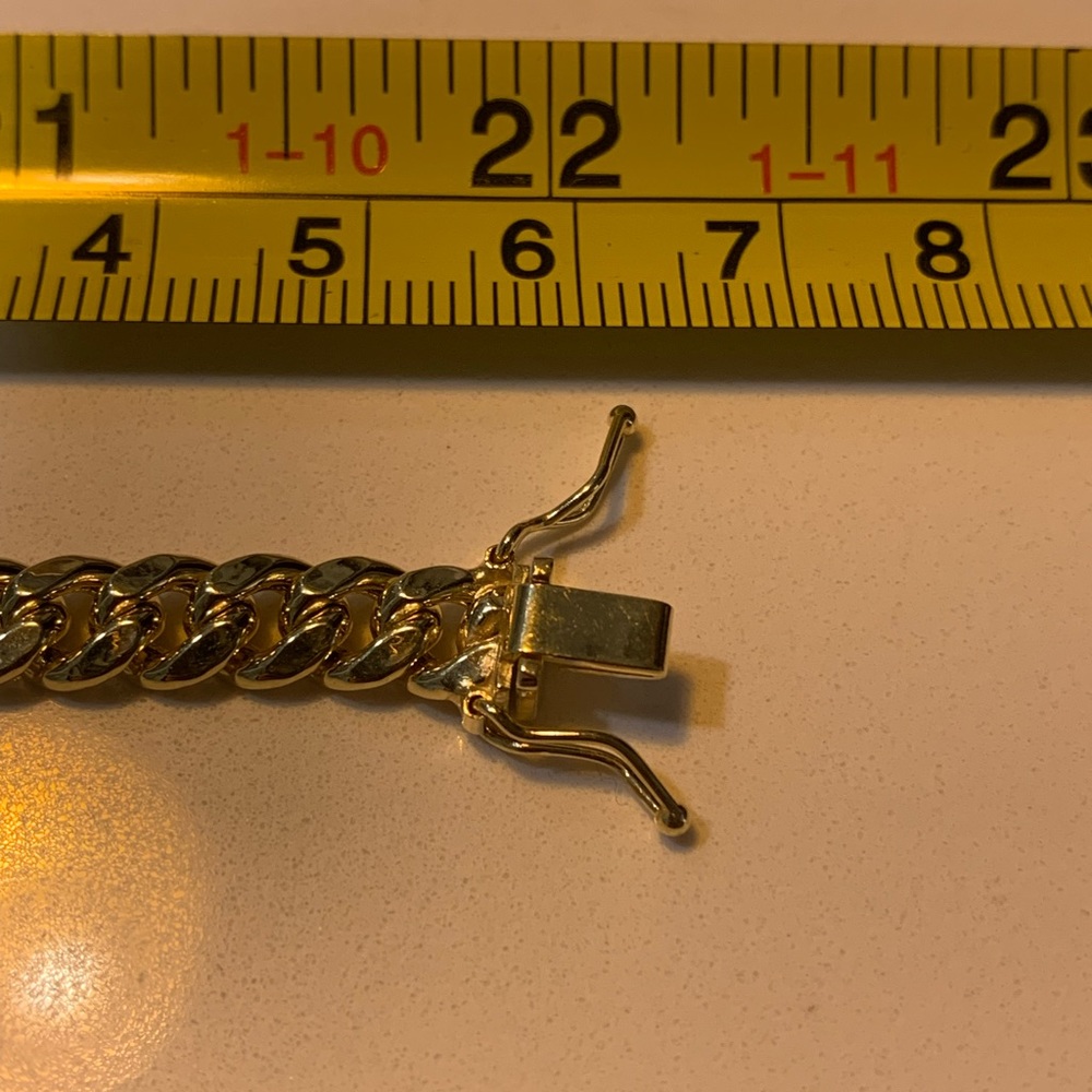 SOLD 21 Grams 22” 10k Gold Miami Cuban Link Chain Necklace - Picture 5 of 5